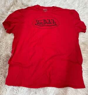 Von Dutch 3XL Red Logo T-Shirt